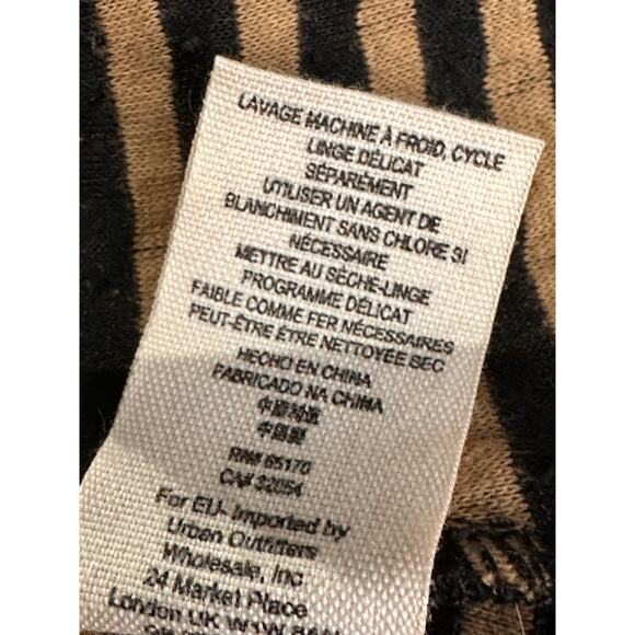 Free People Blazer Womens S Black Tan Diamond Textured Polka Dot Tweed Coat - Picture 8 of 9